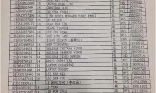 马航飞机失踪人员名单 马航飞机失踪人员名单